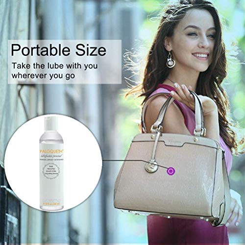 Personal Water Based Lubricant 8.2oz, PALOQUETH Premium FDA Certified Long-Lasting Value Based Lube for Women Silicone Toys 100% Safe Paraben-Free Hypoallergenic - Thumbnail 4