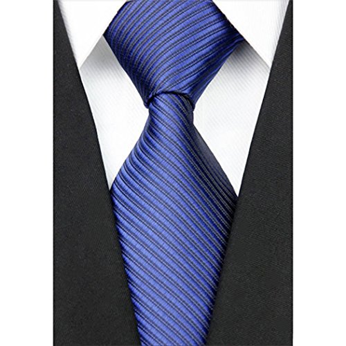 Mens Classic Blue Business and Formal Neck Tie - N70