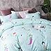 DeerHome Soft Children Duvet Cover Set Twin Blue Wave Small Mermaid Pattern Reversible Boys Girls Bedding Set 3 Pieces with 2 Pillow Cases Best Bedding Gifts for Kids