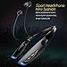 ZEALOT H1 Bluetooth Neckband Noise Cancelling In-Ear Wireless Headphones (Black)