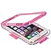iPhone 6 Plus Waterproof Case, iThrough 20ft Underwater, Dust/Dirt/Snow/Shock Proof Case with Touched Transparent Screen, Heavy Duty Protective Carrying Cover Case for iPhone 6 Plus 5.5 inch (Pink-)
