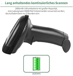 NETUM Bluetooth Barcode Scanner, Compatible with