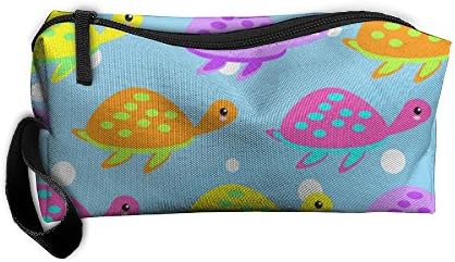 Portable Durable Waterproof Travel Bag Tortoise Pattern Home Makeup Toiletry Cosmetic Pencil Medicine Bag