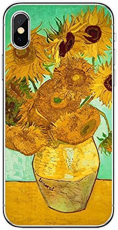 HUXICUI Vintage Oil Painting Series Cases for iPhone Xs, iPhone X Case, Slim-Fit Plastic TPU Soft Cover Ultra-Thin Protective Case for Apple iPhone Xs/X