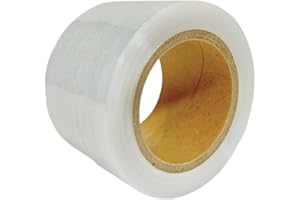Bundle Wrap 18 Pack 3 inch x 1000 feet 80 Gauge Clear Heavy Duty Self-Adhering Mini Banding Shrink Wrap Film for Bundling, Mo