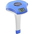 BALDR Solar Pool Thermometer Floating Easy Read, with LCD Large Digital Display, IPX-8 Waterproof, 2024 New Swimming Pool Thermometer, Gauge for Swimming Pools, Ice Bath, Hot Tubs