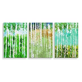3 Panel Canvas Wall Art Silver Birch Pictures Home Wall Decorations for Bedroom Living Room Paintings Canvas Prints Framed - 16"x24" x 3 Panels