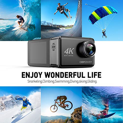 image for DBPOWER D5 Native 4K EIS Action Camera 2