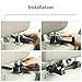 Car Hooks Car Seat Back Hooks with Phone Holder,3-in-1 Universal Vehicle Car Headrest Hooks Hanger with Lock and Phone Bracket for Holding Phones and Hanging Bag, Grocery