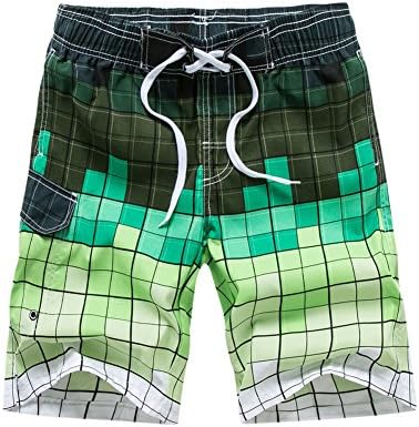 Gymleader Men's Board Shorts Quick Dry Swim Trunks With Mesh Lining and Pockets