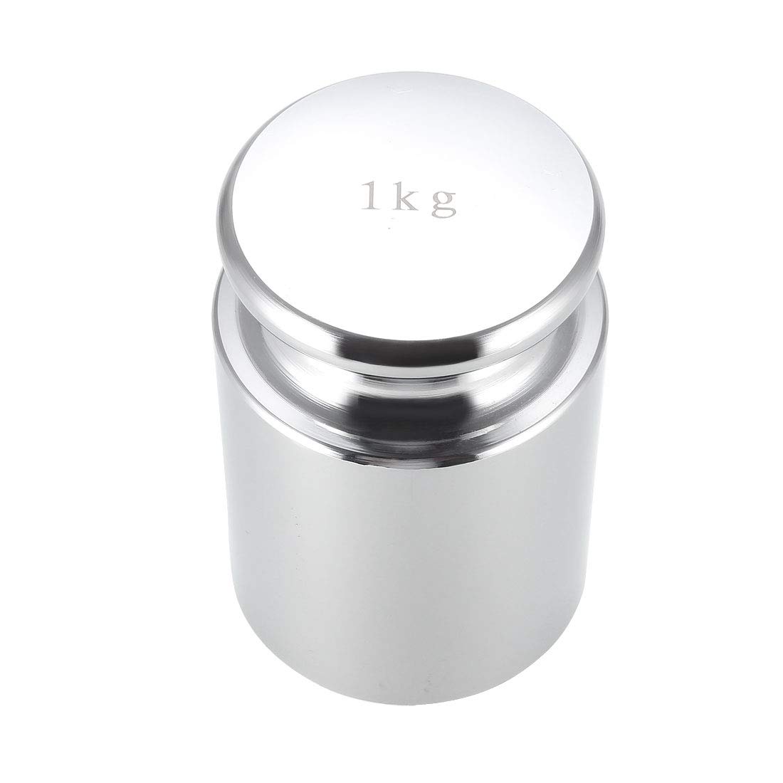 sourcing map Calibration Weight 1kg M1 Precision Chrome Plated Steel for Digital Balance Scales