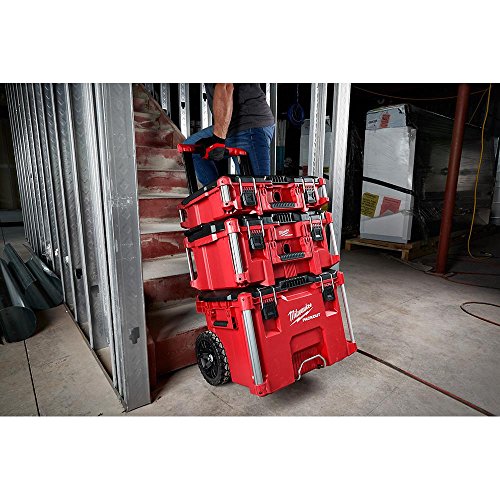 Milwaukee 22 in. Packout Rolling Modular Tool Box Stackable Storage
