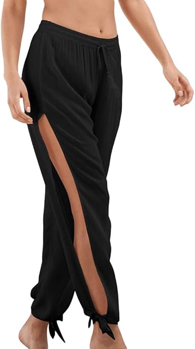 side slit yoga pants