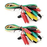 TOTOT 20 PCS Set 19 Inches Test Lead Set Alligator Clips