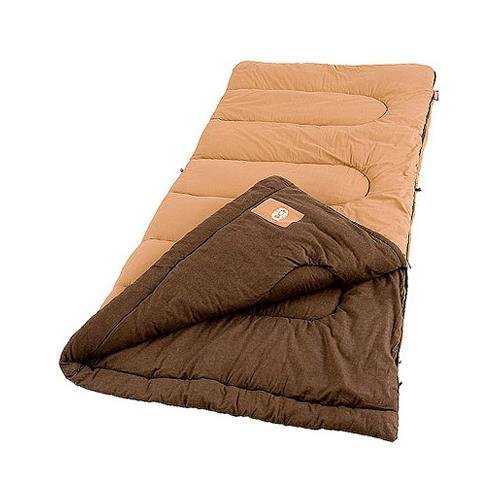 Coleman Brazos Cold-Weather Sleeping Bag, 20F/30F Lightweight Camping