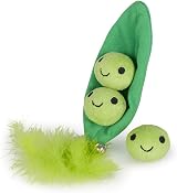 Petface Peas In a Pod Interactive Plush Cat Toy Catnip Filled view 4