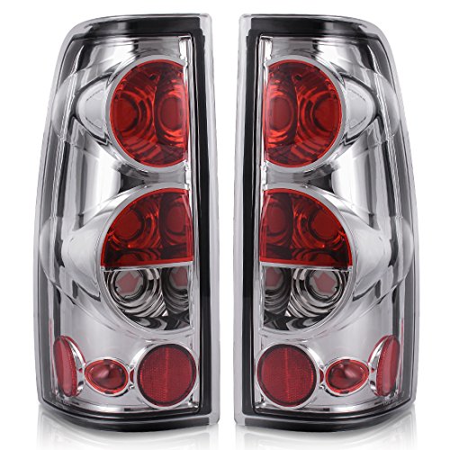 Red/Smoke LED Tail Lights For 1999-2002 Chevy Silverado & GMC Sierra