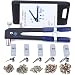 Muzata Hand Rivet Tool Nut Setter Kit,Heavy Duty Thread Blind Riveting Tools,Wrench Nut Sert,5pc Metric Mandrels and 100pc M3/M4/M5/M6/M8 Rivnuts,Rugged Carrying Case RK01