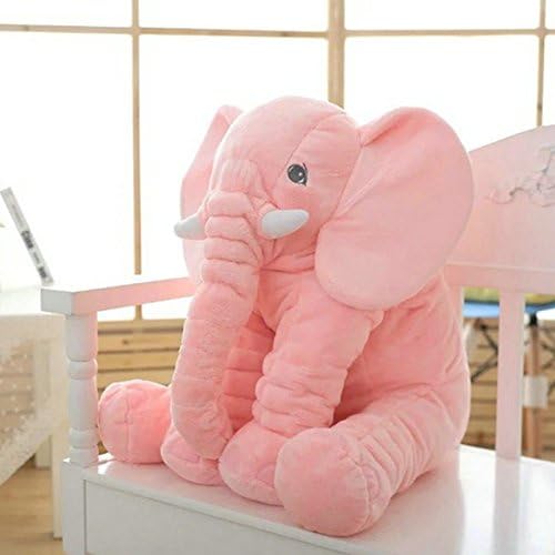 60 cm Pink Elephant plush toy kid pillow bed animal doll kid sleep baby calm doll