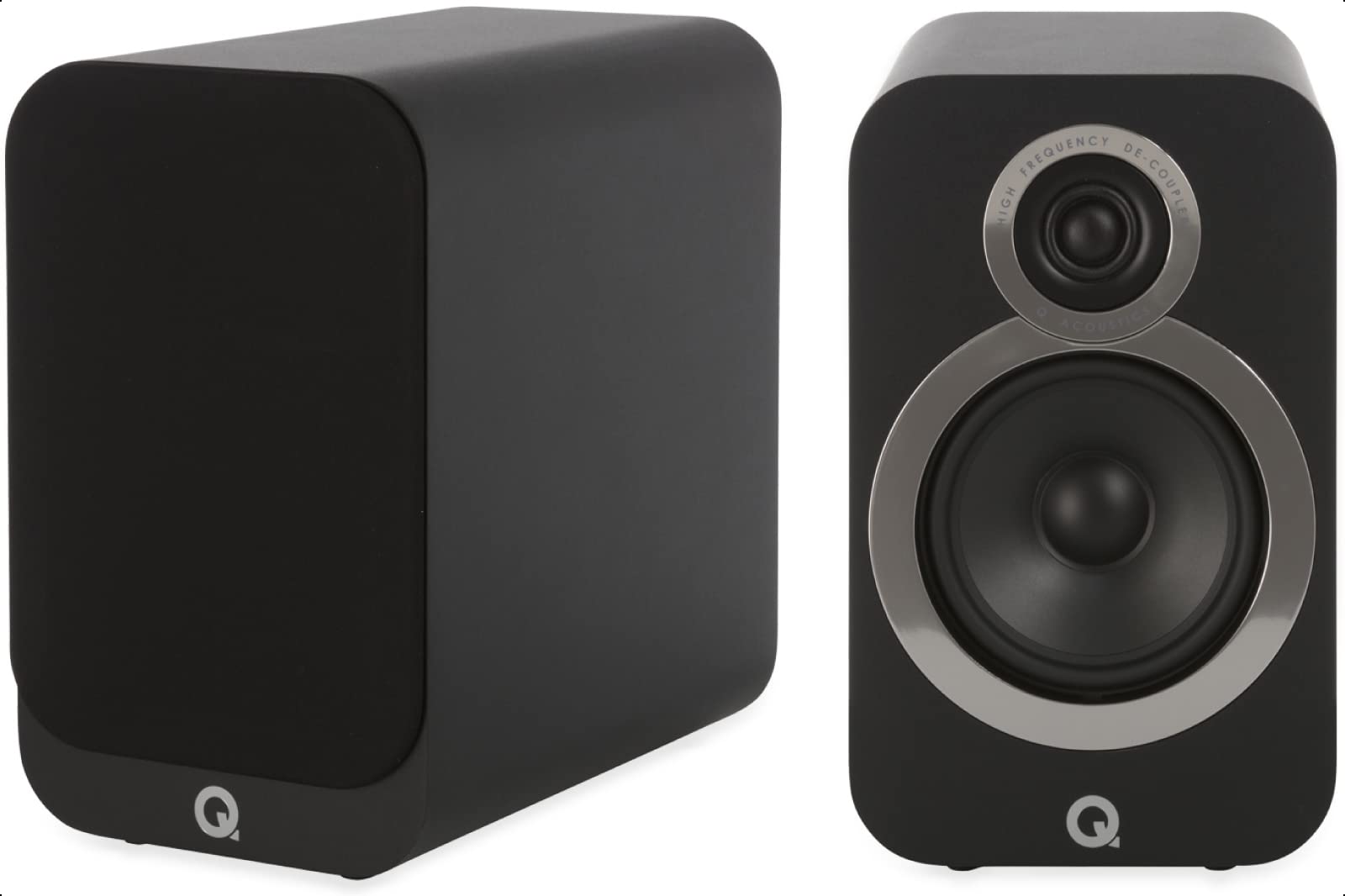 Q Acoustics 3020i Black-QA3526 in Saudi Arabia | Whizz Bookshelf