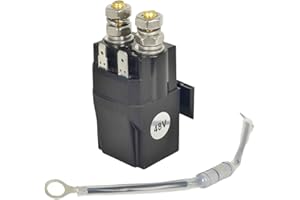 XYZIL 48V Solenoid w/Resistance 102865901 Compatible with Club Car DS 1995-2022, Precedent 2004-2008, Tempo 2018-2022 Gas Golf Cart 1014947 1028659-01 SU60-2122P 435-459 4 Terminal