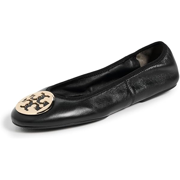 Amazon.com | Tory Burch Women's Cap-Toe Ballet Flats