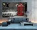 GREAT ART Wallpaper Red Telephone Booth - Wall Decoration London England Love Poster Banski Mural Art (82.7 Inch x 55 Inch)