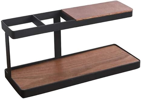 Amazon Hj リモコンラック 卓上小物収納 リモコン収納 シンプル おしゃれ 仕切り付き 収納ボックス 収納ラック 小物整理 黒 2個セット リモコンラック オンライン通販