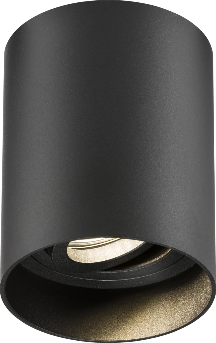 Knightsbridge Downlight, Aluminium, Black