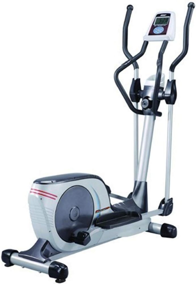 Magnetic Elliptical Cross Trainer For Home Use High Elliptical Motion Exercise Machine Is Designed As A Liquid Crystal Display Pedal Slip Suitable for Exercise ( Color : Black , Size : 150x60x160cm )