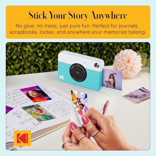 KODAK Printomatic Full-Color Instant Print Digital Camera - Colorful Photos On Zink 2x3