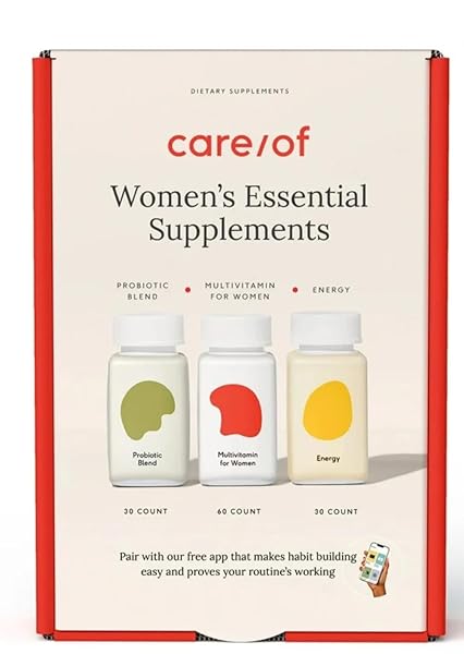 CARE/OF WOMEN’S ESSENTIAL SUPPLEMENTS 3-PACK, MULTIVITAMIN, PROBIOTIC AND ENERGY (120 CT.)