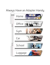 para el adaptador de conector de auriculares de iPhone a 3.5 mm Adaptador de conector de auriculares para iPhone X XS XR 8 8 Plus Accesorios para convertidor Divisor de cable Cable de audio para auriculares Adaptador de auricular Soporte para todos