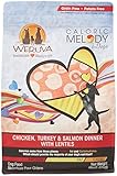Weruva Caloric Melody, Chicken, Turkey & Salmon Dinner with Lentils Dry Dog Food, 4lb Resealable Bag