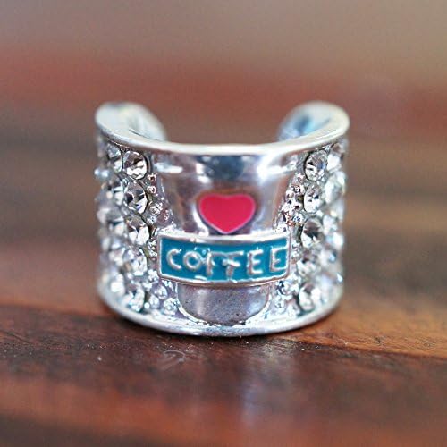 UltraScope Crystal Stethoscope Charm - Coffee Lover