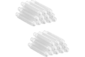 WEZCHUGHAOL 24PCS White Dustless Chalk, Colored Chalk with Holder for Blackboard Drawing Writing Teachers Students Office or 