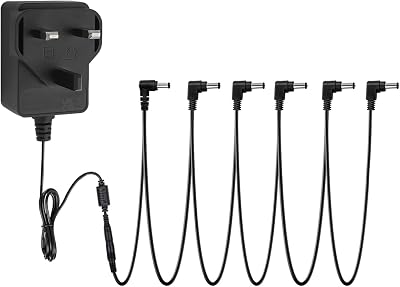 STRICH SPA-10 9V DC 1A Guitar Pedal Power Supply 6 Way Daisy Chain