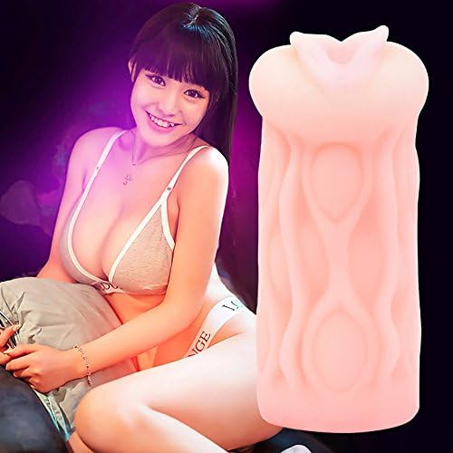 Sex Masturbators Male Toys Pocket Pussy Soft Adult Erotic Msturbation Artificial Silicone Vagina Realistic Textured Lifelike Feeling for Men-Sexy (5.2*2.5 inches)