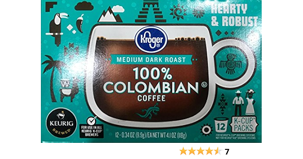 Kroger Medium Dark Roast 100% Colombian 