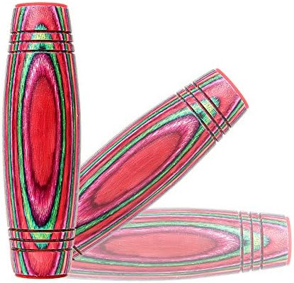 Fidget Spinner Stick Guoyan Amazing Desktop Rolling Stick Toys Prime Stress Relieve Wooden Stick for Adults Teens Kids (Colorful)