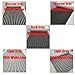 CHURERSHINING EVA Teak Decking Sheet for Boat Yacht Marine Floor Carpet Non-Slip and Self-Adhesive Bevel Edge 94.5