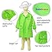 Rainbrace Kids Raincoat, Girls Boys Carton Waterproof Hood Rain Jacket Age 4-6