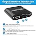 HDMI Audio Extractor 4K 60Hz 5.1 ARC HDMI to Audio Optical Toslink SPDIF Audio 3.5MM Audio Stereo Audio Converter Adapter