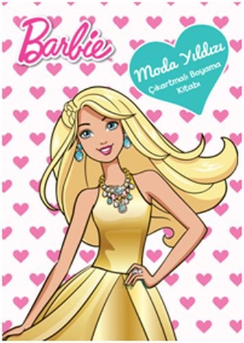 Barbie Moda Yildizi Cikartmali Boyama Kitabi Collective