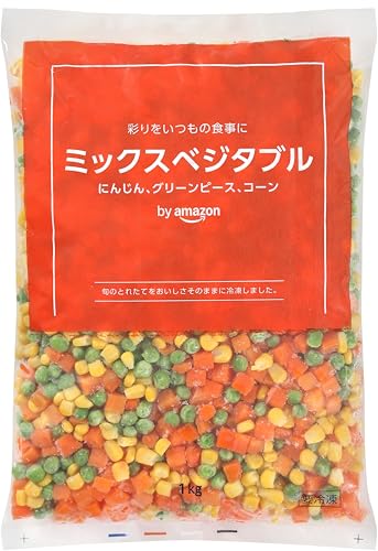 [冷凍] by Amazon ミックスベジタブル 1kg 大容量