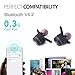 Wonstart Wireless Earbuds Bluetooth Earbuds Truly Wireless Earbuds Truly Bluetooth Earbuds with Mic Charger Noise Reduction Bluetooth Headphones V4.2, Wireless Headphones for Running IOS/Android