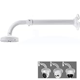 15.7-23.5in Telescopic Indoor and Outdoor Camera Bracket Metal Hoisting L-Type Metal Bracket, Used for Security Dome Network Camera Installation (40-60CML-PQ)
