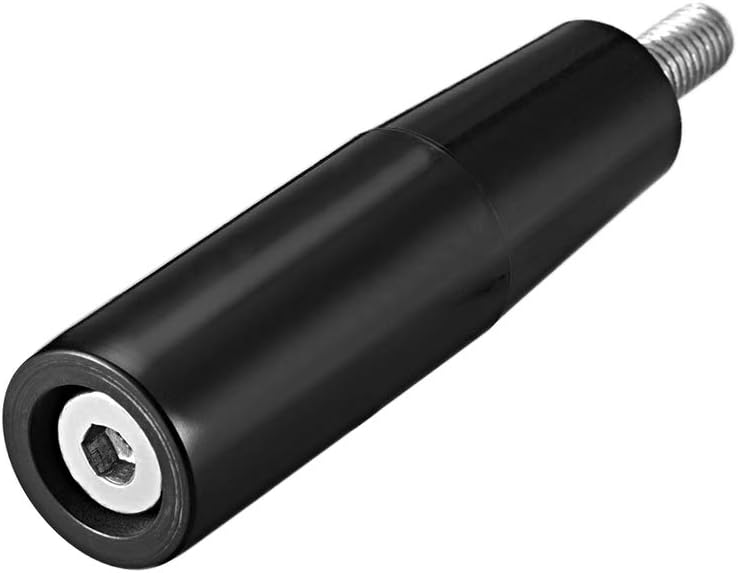 sourcing map Revolving Handwheel Machine Handle M10 Male Threaded Stem for Milling Machine, Black, M10 x 100mm - Image 3