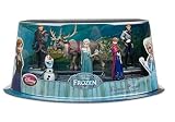 Disney Store Frozen Elsa Anna Olaf Kristoff Sven 6 Figure Play Set Cake Topper