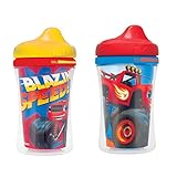 Gerber Graduates Nickelodeon Blaze & The Monster Machines Insulated Hard Spout Sippy Cup, 2-Pack